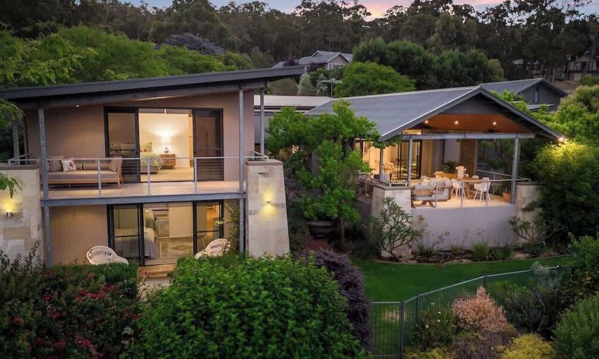Yallingup Siding House | Cohala—Luxe Hillside Retreat with Theatre & Garden