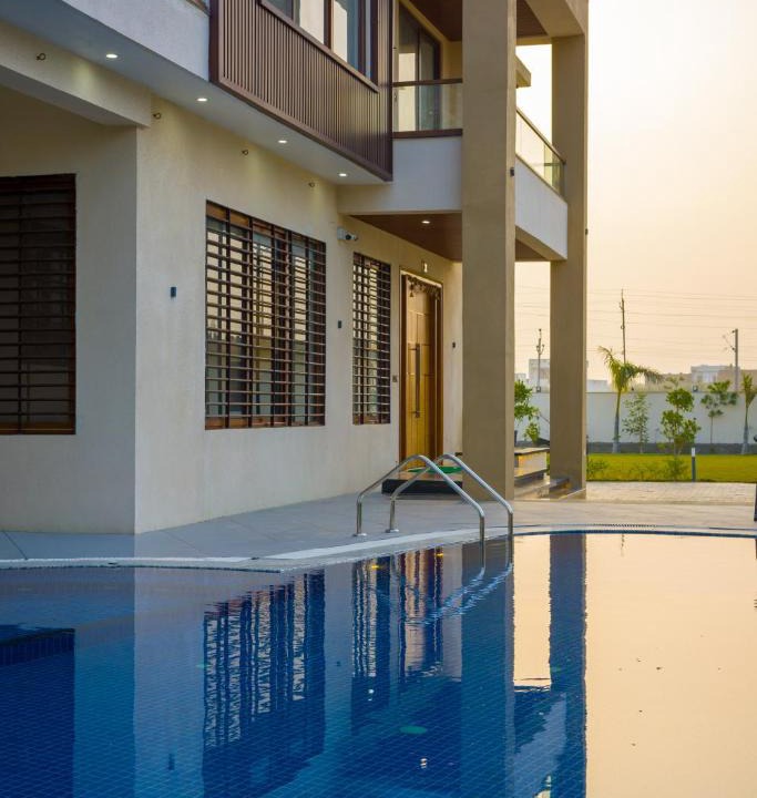 Sitapura Villa | ELIVAAS Signature Lush Haven 4 BHK Villa Private Pool, Terrace & Landscaped Garden