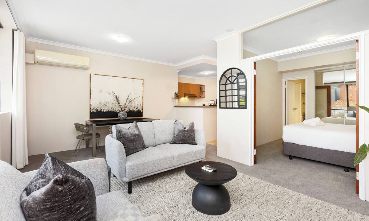 East Perth Apartment | Executive Elegance: Stylish 1BR Suite on Hay St