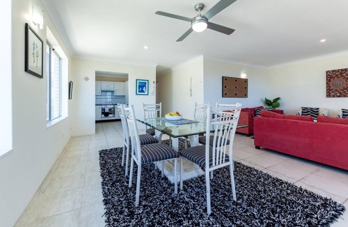 Nelson Bay Apartment | A top floor unit with panoramic views over the marina