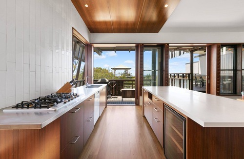 Point Lookout House | Architect designed luxury with views and walking distance to beach.