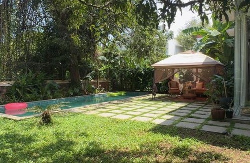 Kudal Villa | Big Pvt Pool & Garden 3BHK Villa, Morjim Beach 10-14mts