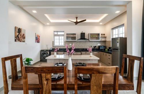Colvale Villa | Brand New 3BHK Spacious Villa with Private Pool & Terrace , Pet Friendly & Indoor Games