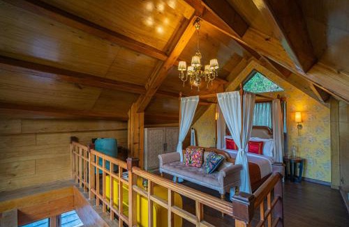 Shyamkhet Villa | ELIVAAS Signature Blushing Pines 3 BHK With Attic and Classy Interiors