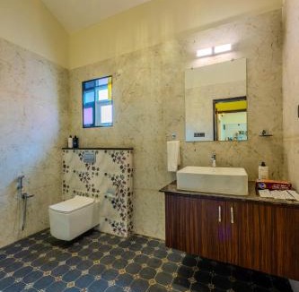 Porvorim Villa | ELIVAAS Signature Casa Vilson 3-BHK Villa With Private Pool, Indoor Bar, Lounge Area, Bathtub and Courtyard