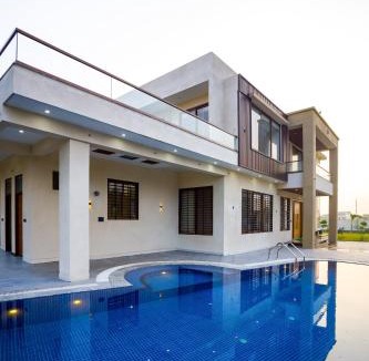Sitapura Villa | ELIVAAS Signature Lush Haven 4 BHK Villa Private Pool, Terrace & Landscaped Garden
