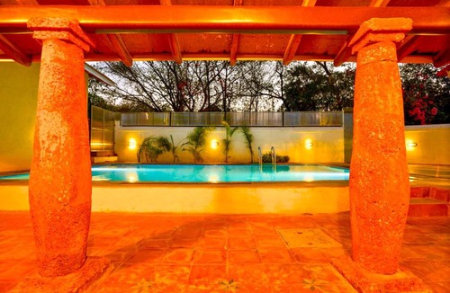 Chorao Villa | ELIVAAS Signature Terra Rosa Portuguese-styled 4-BHK Villa With Private Pool, Garden, Veranda & Sit-out Area