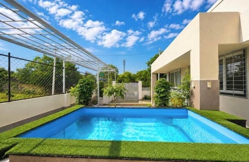 Bedla House | Luxury 2BR Private Pool Villa | Chef & Rooftop Retreat Near Fateh Sagar