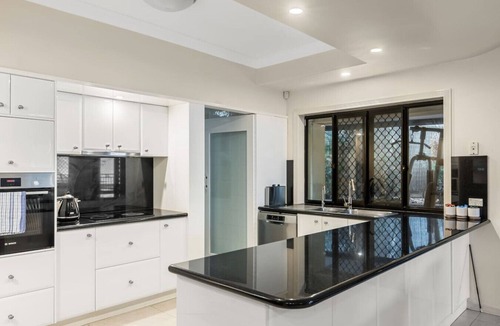 Eight Mile Plains House | Modern-Traditional Mansion Style Home w/Pool