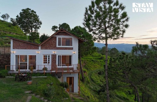 Majkhali Villa | Offgrid Ginai - Ranikhet by VEO, StayVista - 2BHK Pet-Friendly Mountain-View Villa