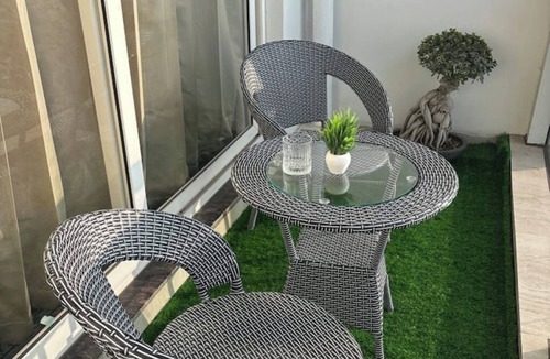Noida Apartment | Premium 14th-Floor Studio with Balcony & Stunning City Views