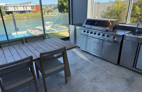 Safety Beach House | Resort style waterfront living - waterfront swimming pool and private jetty.