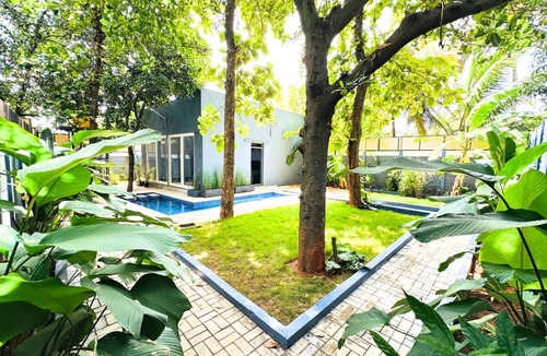 Ramanagara Villa | The Calms Villa by Travent Mug