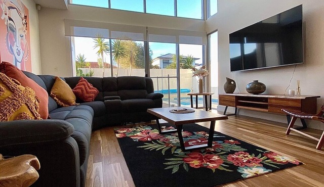 5 Star- Luxurious West Beach holiday home with pool - 100 mtrs from the Beach! in West Beach