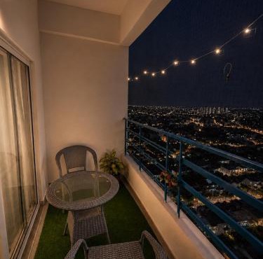 Aesthetic High-Rise Studio , Balcony & Villa View in Greater Noida