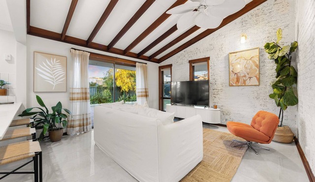Beachfront Spanish-Inspired Villa with Ocean Views in Singleton