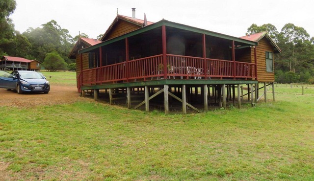 Cabins nestled in 170 acres of old growth forest near the Valley of the Giants. in North Walpole