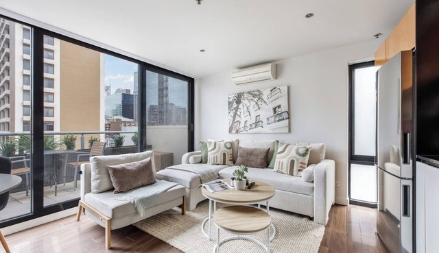 Cityscope Stylish CBD Pad with a View in Melbourne