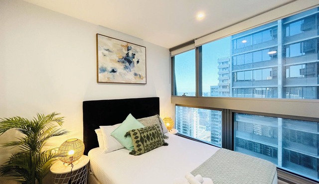 ❤️FIFFT08/InnerCBD/SkyHigh View/1Min To Station/FREE(Pool/GYM/Tram) in Melbourne