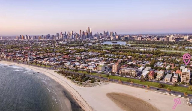 Melbourne’s most exclusive beach-front location in Saint Kilda West