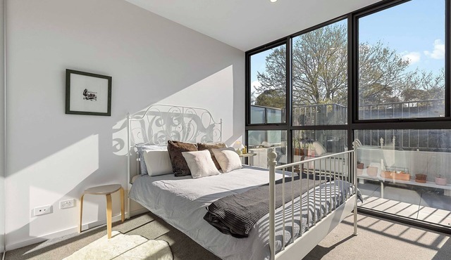 Modern Artistic Apartment with Front Yard, Private Access, Family Friendly in Lyneham