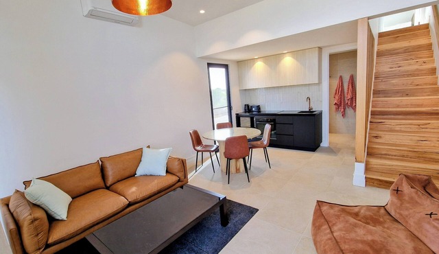 Modern home with pool + ocean and farm views! in Jan Juc