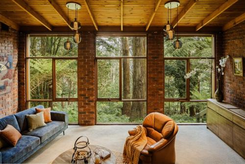 Modern Seednest Treehouse, Forest & Mountain View in Sassafras