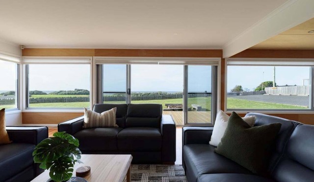 Oceanfront Escape with Fire Pit & Coastal Views in City of Devonport