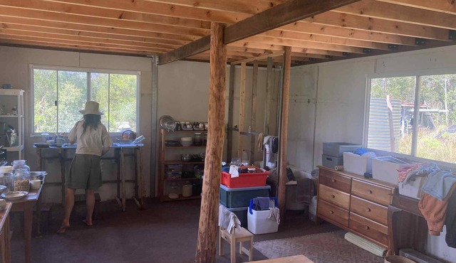 Offgrid Tiny Home in a Food Forest Garden in Koreelah