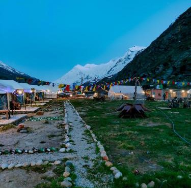 Sangam River camp in Sissu