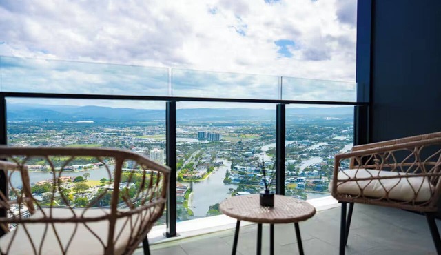 Serene Hinterland Views from the Casino in Broadbeach