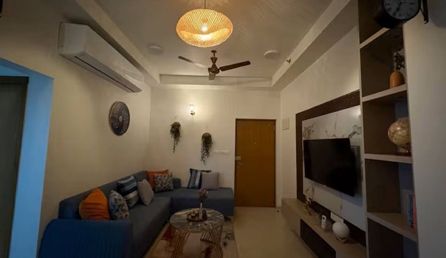 Skyline Haven 2BHK 28th Floor + Pool in Gandhinagar