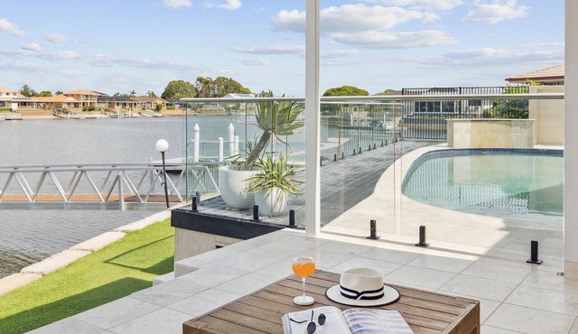 Tecoma 3 - Most Popular Waterfront with Private Pontoon and Pool - Holiday Yamba in Yamba