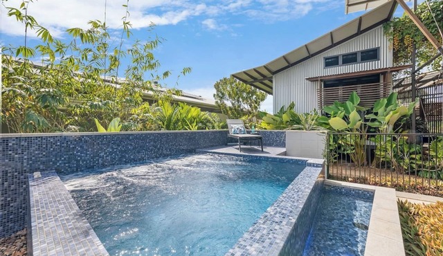 Tropic Pavilion Breezy Designer Retreat near Beach in Parap