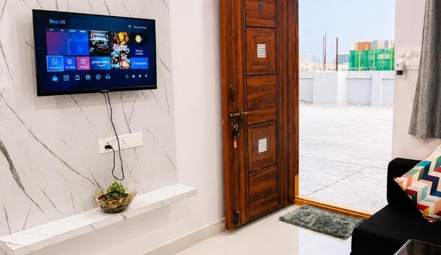 VJH 601 1BHK Penthouse by Charter Stays in Hyderabad