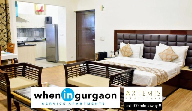 When In Gurgaon - ARTEMIS HOSPITAL 1 Min Walk, FORTIS & MEDANTA 4 Mins Drive