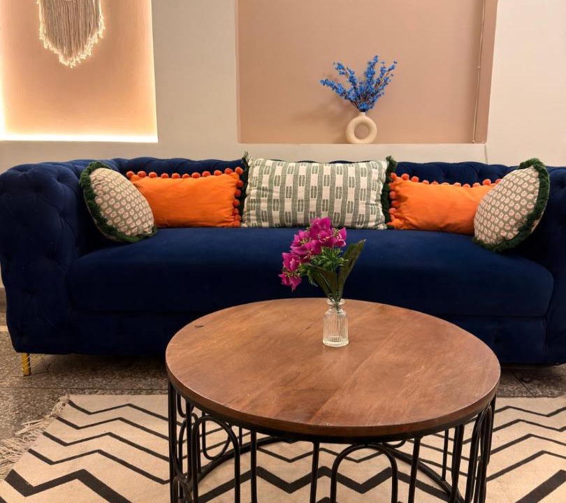 Rohini Apartment | AP Luxe Stays 2BHK Retreat Home Theater