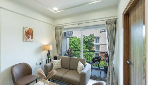 Two-Bedroom Apartment with Balcony