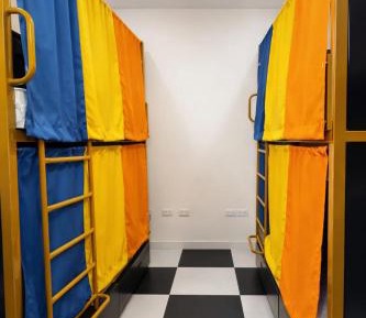 Bed in 4-Bed Male Dormitory Room