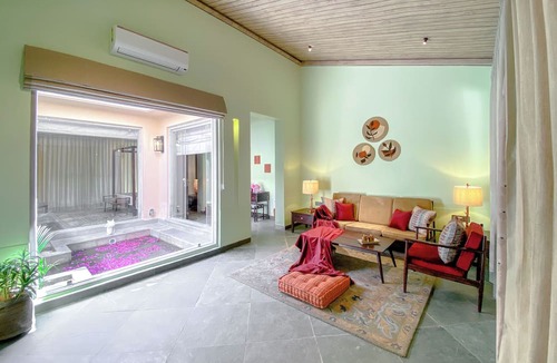Jamwa Ramgarh Hotel | Brij Bageecha Jaipur - Private Villas with Heated Plunge Pool - An IHCL brand