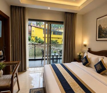 Dharamshala Hotel | The Grand Indra Resort # Central Heated & Air Cooled # Lift # Parking # Restaurant # Rooftop # Dharamshala