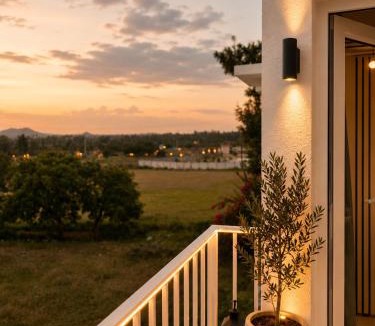 Nandi Hills House | Boho 3bhk - clay and stone nandi with pool