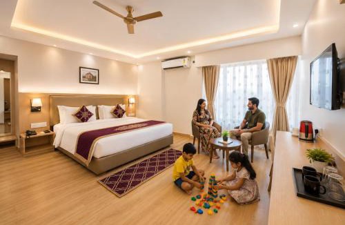 Puri Hotel | This Hotel Is A Great Place To Visit With Family G-Resort Near Marine Drive Road Puri And Sea Beach Restaurant & Swimming Pool Facilities - All Room Spacious and Fully Air Conditioned Rooms With Attached Balcony-24-Hour Room Service