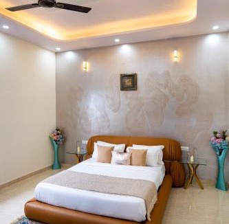 Sanganer Villa | Alaya Stays JSP Farm 4-BHK Farmstay with Private Pool, Jacuzzi, TT Table & Kids' Play Area