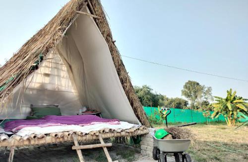Khajuraho Other | Bamboo A-Frame Camping at Khajuraho Farm Stay