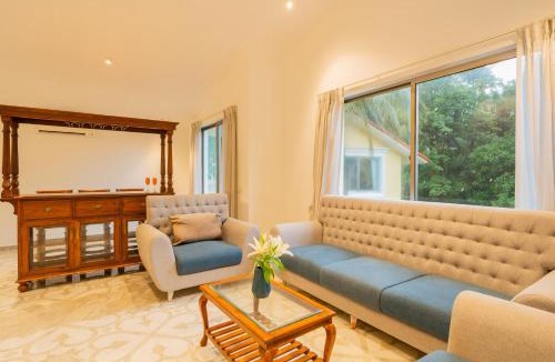 Uttorda Villa | Kensho Villas Daisy with Private Pool Serene 5-BHK With Shared Pool & Lift, Near Popular Beaches by ELIVAAS