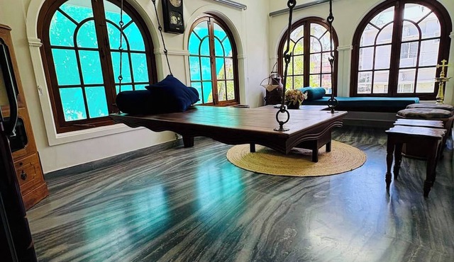 The Haven by Oshara Modern Kerala 3bhk AC Wifi Family Near Fort Kochi Parking