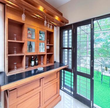 Lagoon Luxe 4BHK Luxury Terrace Pool Villa with Private Theatre & Pool Table by Spacez
